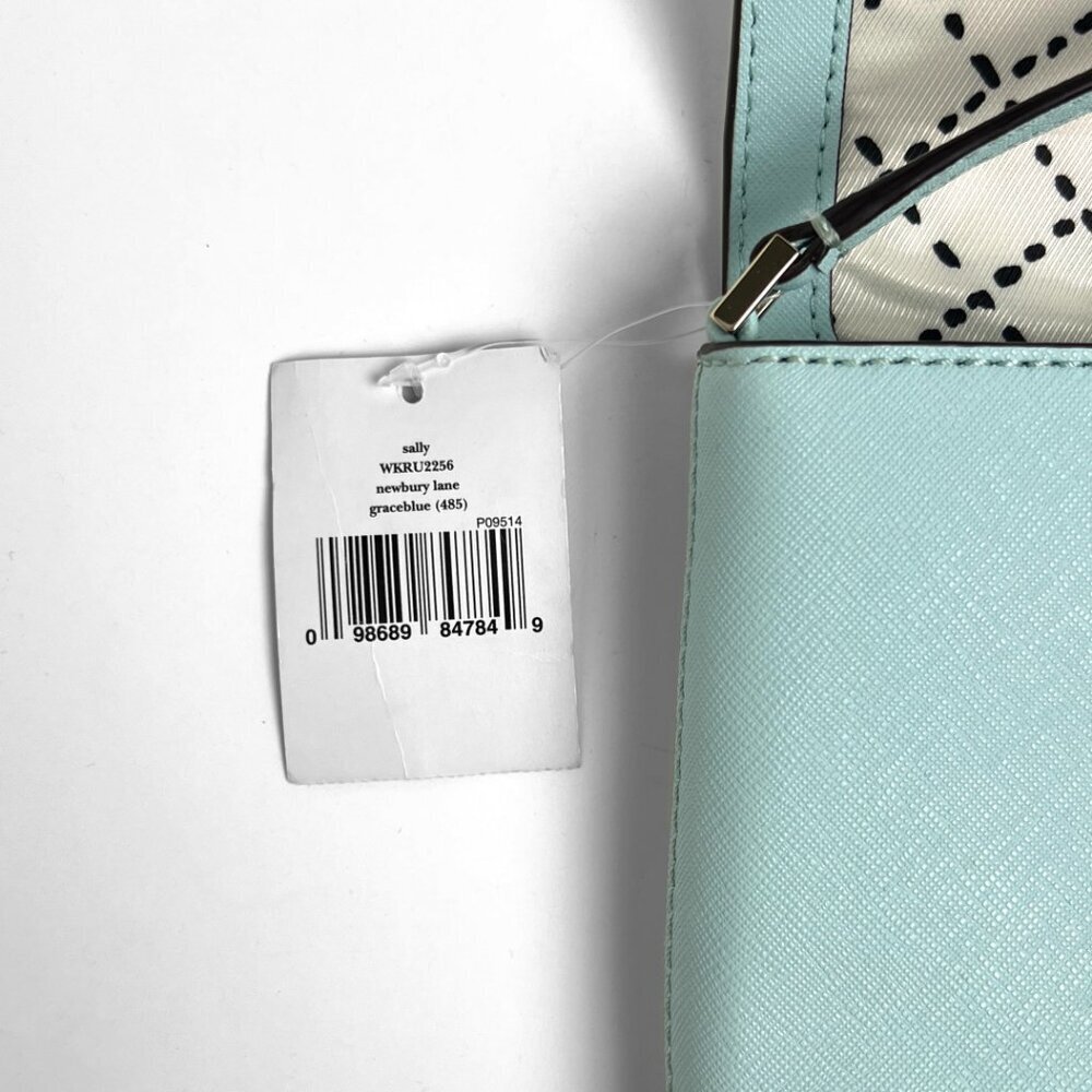 Kate Spade Outlet Newbury Lane Sally Crossbody in Grace Blue - Picture 12 of 13